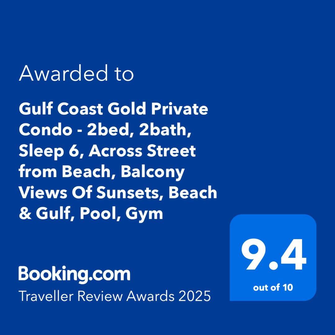 Gulf Coast Gold Private Condo - 2Bed, 2Bath, Sleep 6, Across Street From Beach, Balcony Views Of Sunsets, Beach & Gulf, Pool, Gym St. Pete Beach Bagian luar foto